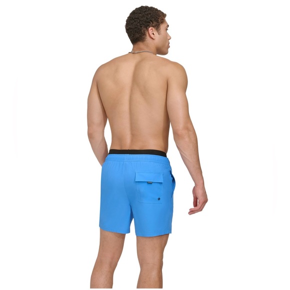 Calvin Klein Logo Elastic Waist Modern Euro
5" Volley Swim Trunks, NWT - Picture 5 of 6